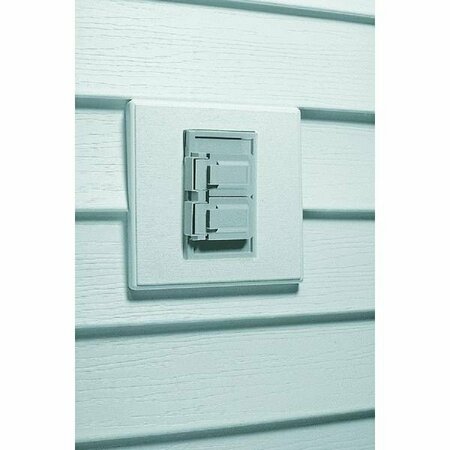 ALCOA HOME EXTERIORS E-Z Block Surface Mounting Block EZBLK040 PW